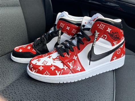 custom Louis Vuitton jordan 1